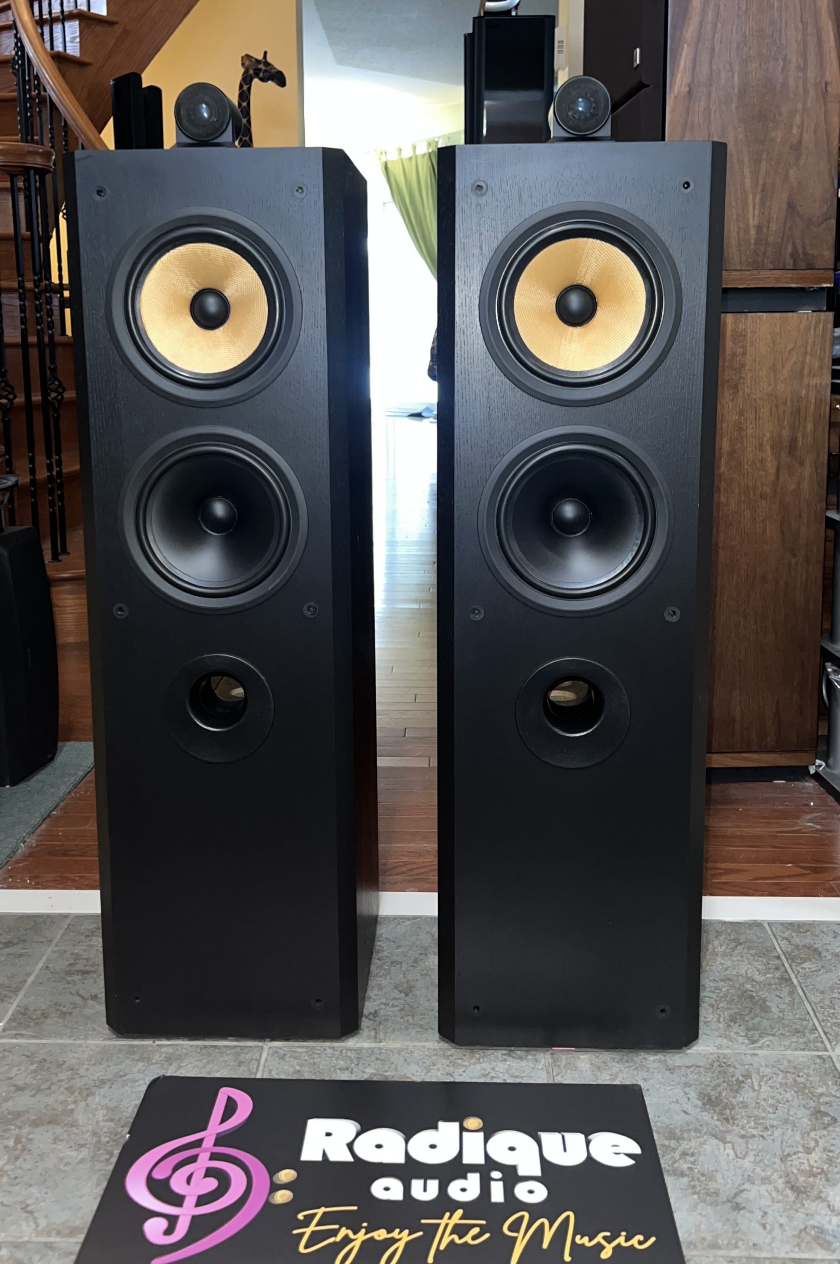 B&W Matrix 803 Series 1 Black Ash Speakers, Made in England