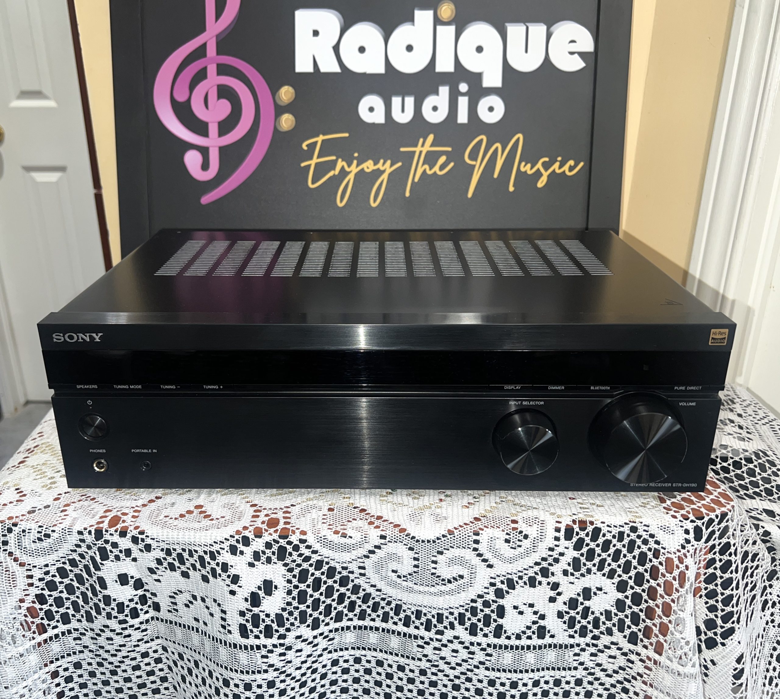 Sony STR-DH190 1 Sony STR-DH190 Stereo Receiver 100WPC, Phono, Bluetooth - Image 1