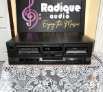 Technics RS-TR210 Dual Auto-Reverse Cassette Deck, Japan