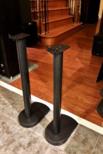 Athena 31.5" All-Metal Speaker Stands, Heavy Bases, Pair - Image 3