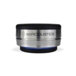 IsoAcoustics OREA Indigo audio isolation foot for hi-fi components and speakers.