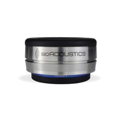 IsoAcoustics OREA Indigo audio isolation foot for hi-fi components and speakers.