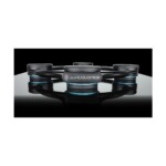 IsoAcoustics Aperta Sub XL subwoofer isolation stand in black for subwoofers up to 160 lbs.