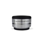 IsoAcoustics OREA Graphite audio isolation foot for hi-fi components and speakers.