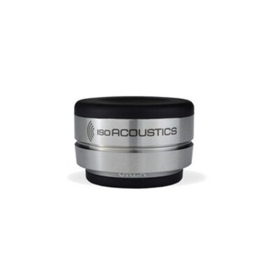 IsoAcoustics OREA Graphite audio isolation foot for hi-fi components and speakers.