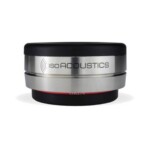 IsoAcoustics OREA Bordeaux audio isolation foot for hi-fi components and speakers.