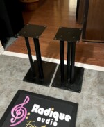 API Tri-Pillar All-Metal Speaker Stands, 21.5", Pair - Image 3
