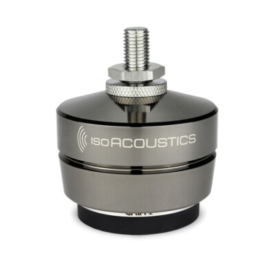 IsoAcoustics GAIA I speaker isolators for floor-standing speakers and subwoofers up to 220 lbs per set.