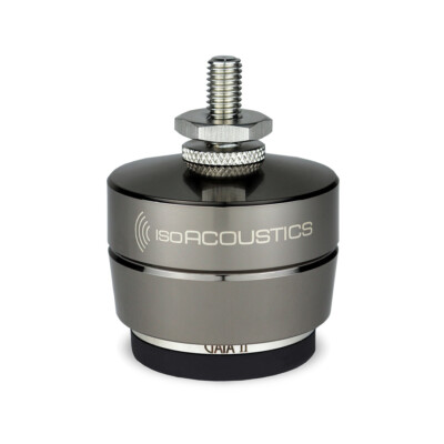 IsoAcoustics GAIA II speaker isolators for floor-standing speakers and subwoofers up to 120 lbs per set.