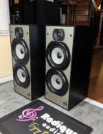 Bowers & Wilkins DM220 3-Way Floorstanding Speakers — Black Ash - Image 3