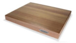 IsoAcoustics DELOS 1815M1 maple isolation platform, angled view