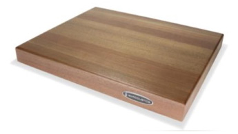 IsoAcoustics DELOS 1815M1 maple isolation platform, angled view