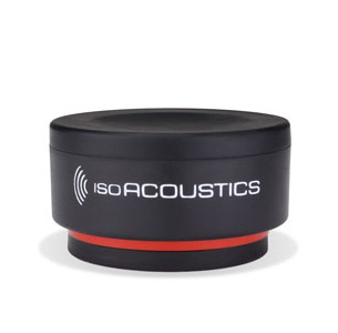 IsoAcoustics ISO-PUCK Mini isolators pack of 8 for lighter speakers and studio monitors.