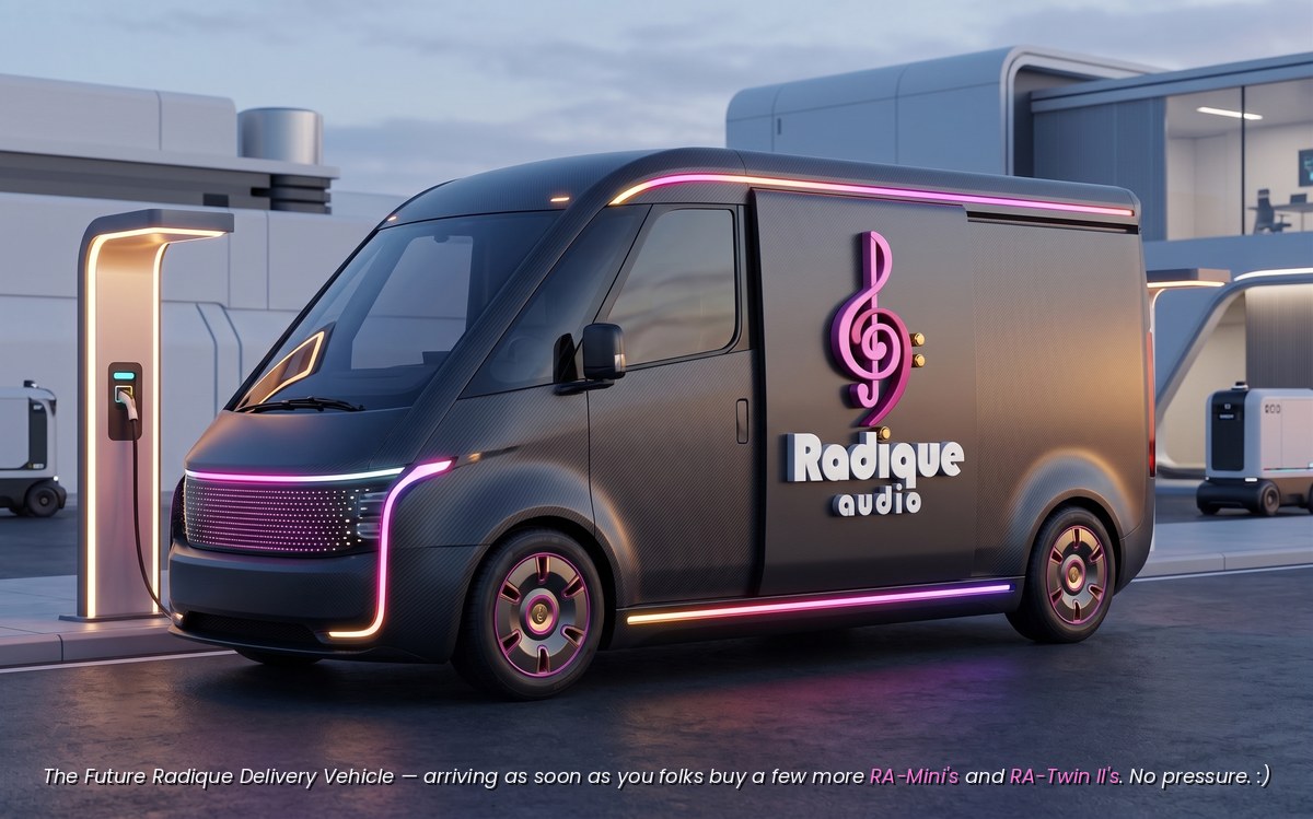 The future Radique delivery fleet — arriving as soon as you folks buy a few more RA-Mini's and RA-Twin II's. No pressure.