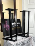 Sturdy Metal Speaker Stands by Atlantis 23" — Canada | Felt Feet