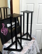 Sturdy Metal Speaker Stands by Atlantis 23" — Canada | Felt Feet - Image 3