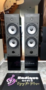 Energy Connoisseur C-8 Tower Speakers, High Gloss Black, Canada