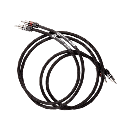 Kimber Hero interconnects pair four-wire braid, VariStrand copper and fluorocarbon dielectric in Ultraplate Black, WBT-0114 CU, WBT-0102 CU or balanced versions.