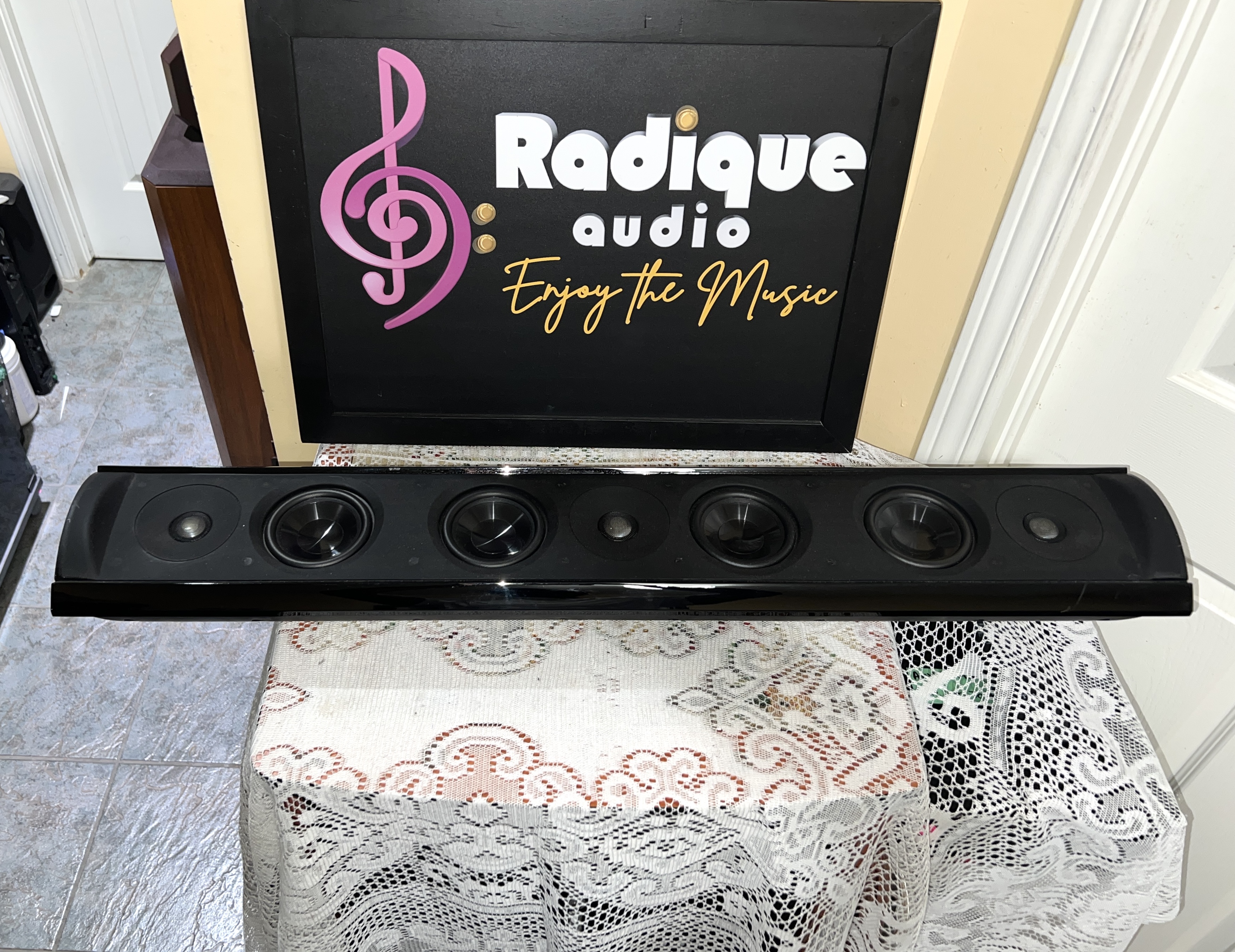 paradigm cinema trio 1 Paradigm Cinema Trio All-in-One On-Wall LCR Speaker, Black - Image 1