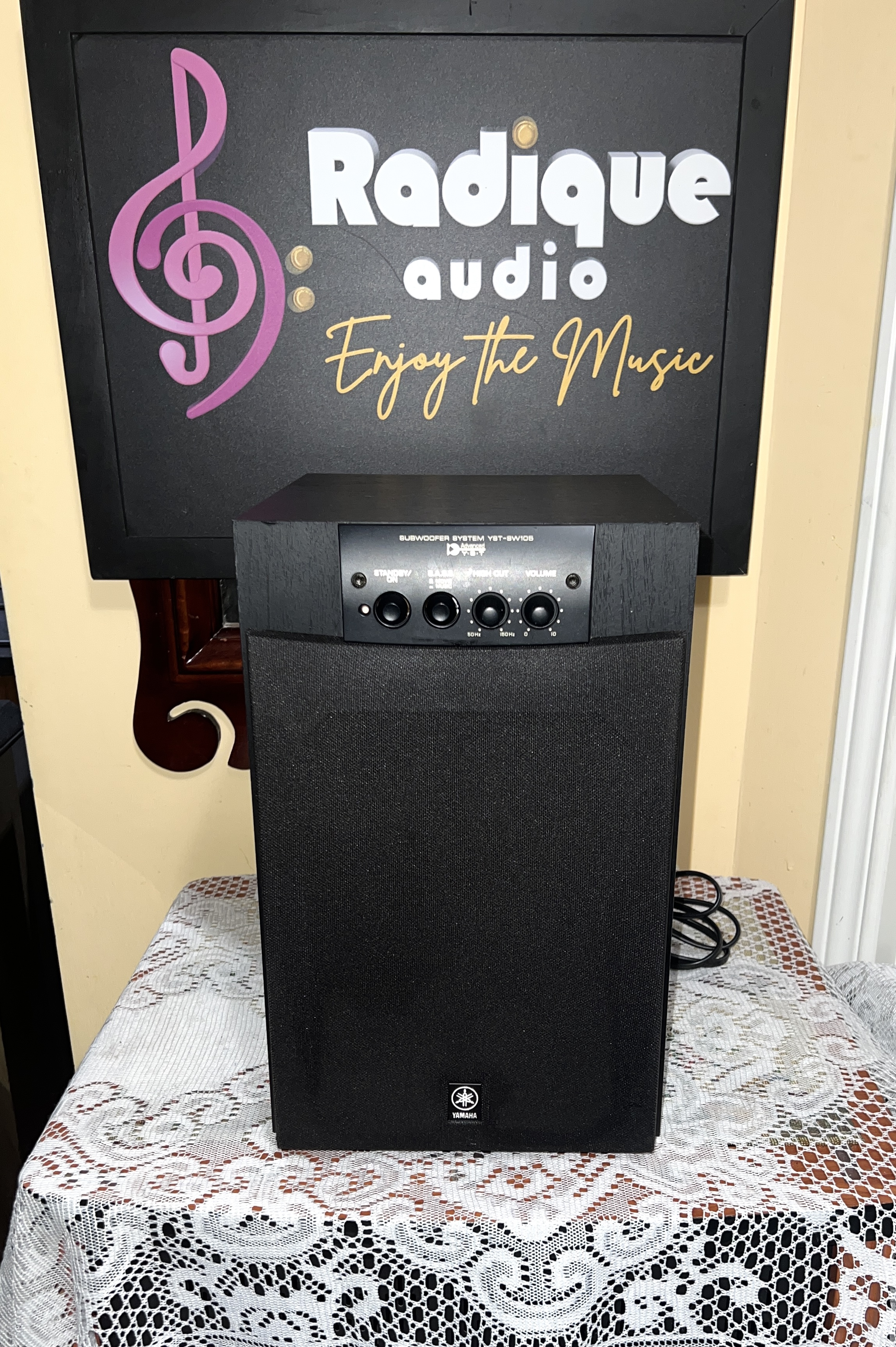 yamaha yst-sw015 july 2026 1 Yamaha YST-SW105 Active Servo Subwoofer — Compact 100W - Image 1