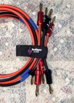Pair of 3' 12 AWG Radique Speaker wires with Banana Plugs