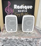 Bowers & Wilkins WM2 Outdoor Speakers, Pearl White, w/ Brackets