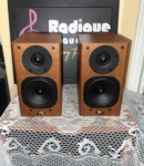 Castle Knight 1 Bookshelf Speakers — Real Wood Cherry, Pair