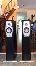 Beautiful Infinity Interlude Series Towers w/ Powered Subs IL50