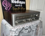 Luxman R-3030 receiver — angled view from the opposite side