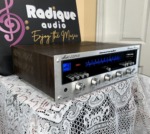 Marantz 2220B receiver angled view showing Gyro-Touch tuning and centre balance slider