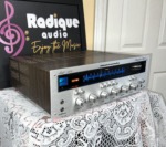 Marantz 2230 vintage stereo receiver — angled front, tuning dial and gyro-touch flywheel
