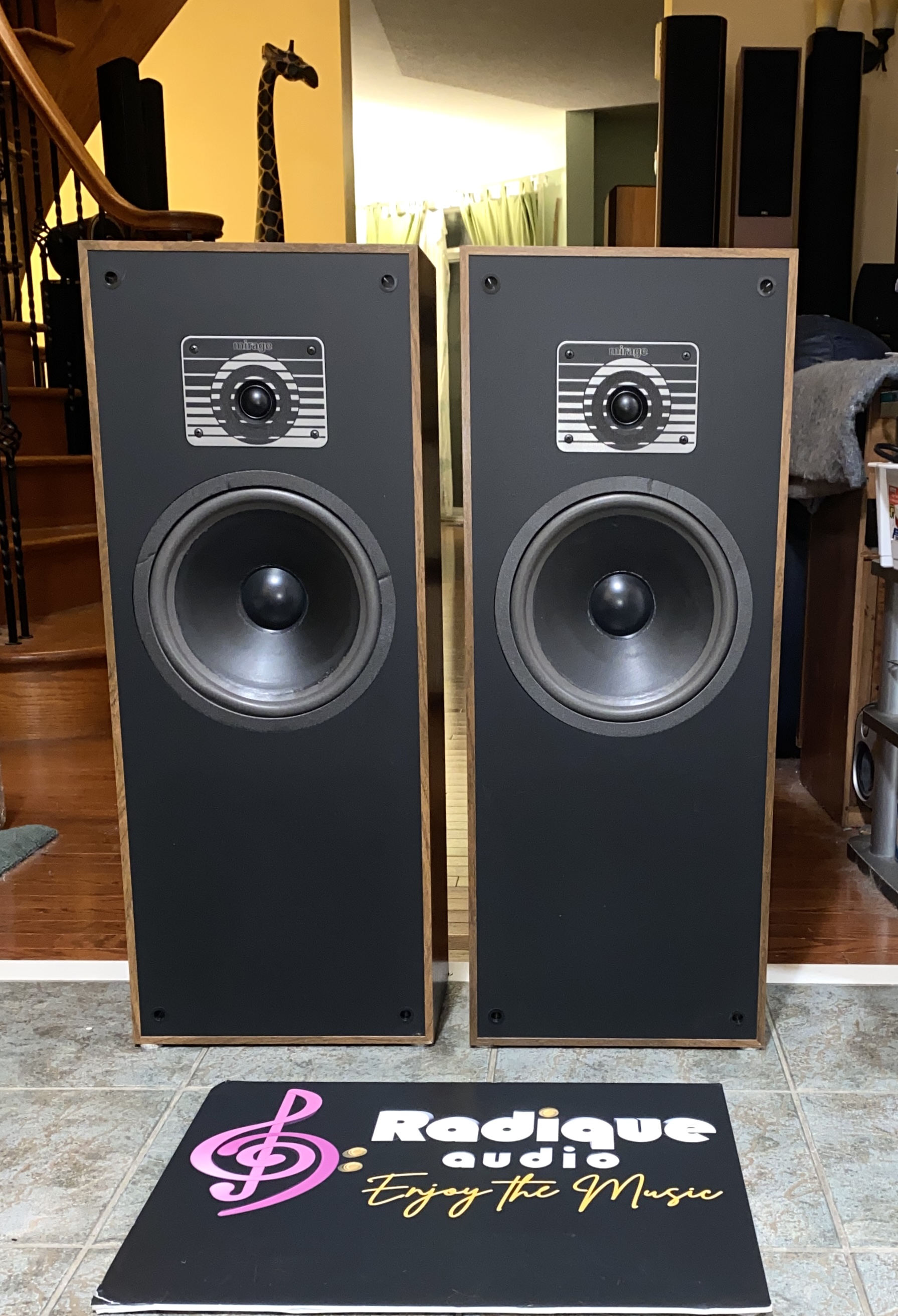 Mirage 550 1 Mirage 550 Towers — Made in Canada, Sealed 10-Inch, Walnut - Image 1
