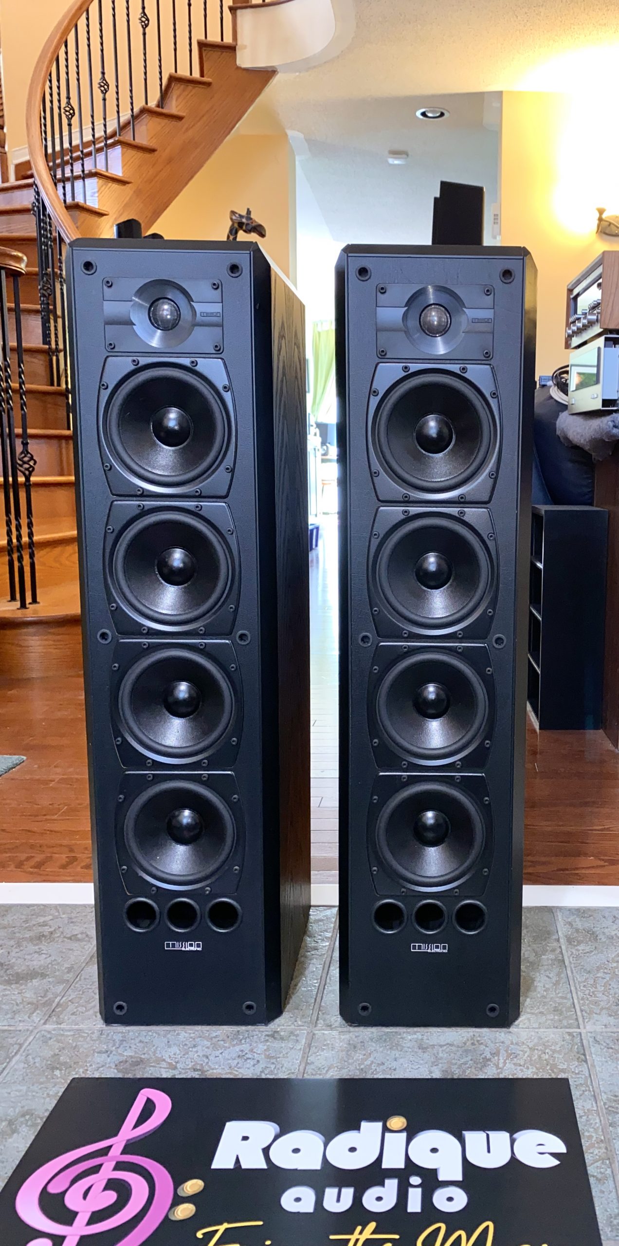 Mission-753-1-p3-1 Award Winning 5-Driver Mission Towers, Real Wood 753