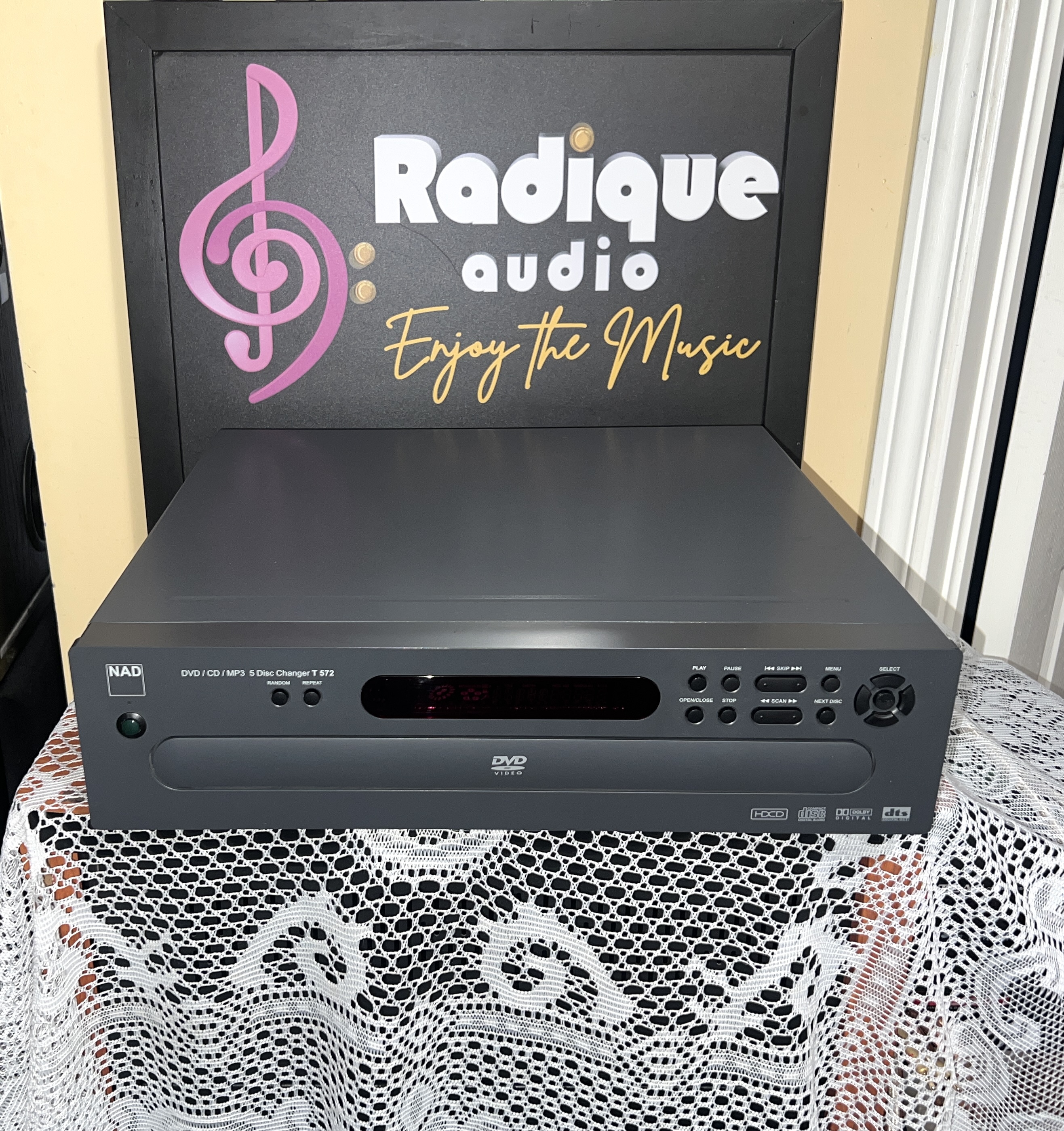 NAD-T572-1-1 NAD T572 5-Disc CD Changer – HDCD Decoder, Coax & Optical Out - Image 1