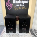 PSB Alpha B1 Bookshelf Speakers – Attractive Black Ash - Image 3