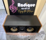 Paradigm Studio CC v2 — front view with the grille partly removed, drivers visible
