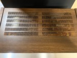 Pioneer SX-3600 rear panel inputs, phono, AUX, tape loops and speaker terminals
