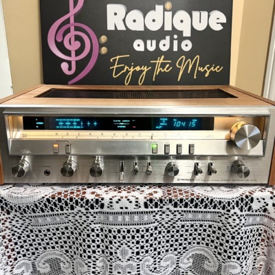 Pioneer SX-3700 vintage stereo receiver with custom Ottawa Valley cherry cabinet — Radique Audio
