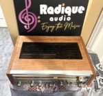 Pioneer SX-3700 rear panel with phono, aux, tape inputs and dual speaker outputs — Radique Audio