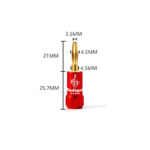 Gold Plated Banana Plugs by Radique Audio – Dual Set Screws - Image 4