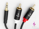 Black Series 3.5mm - Dual RCA - 6'