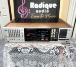 Sansui Z-9000X quartz synthesizer receiver, 130 WPC — front view with graphic equalizer sliders and digital tuning display