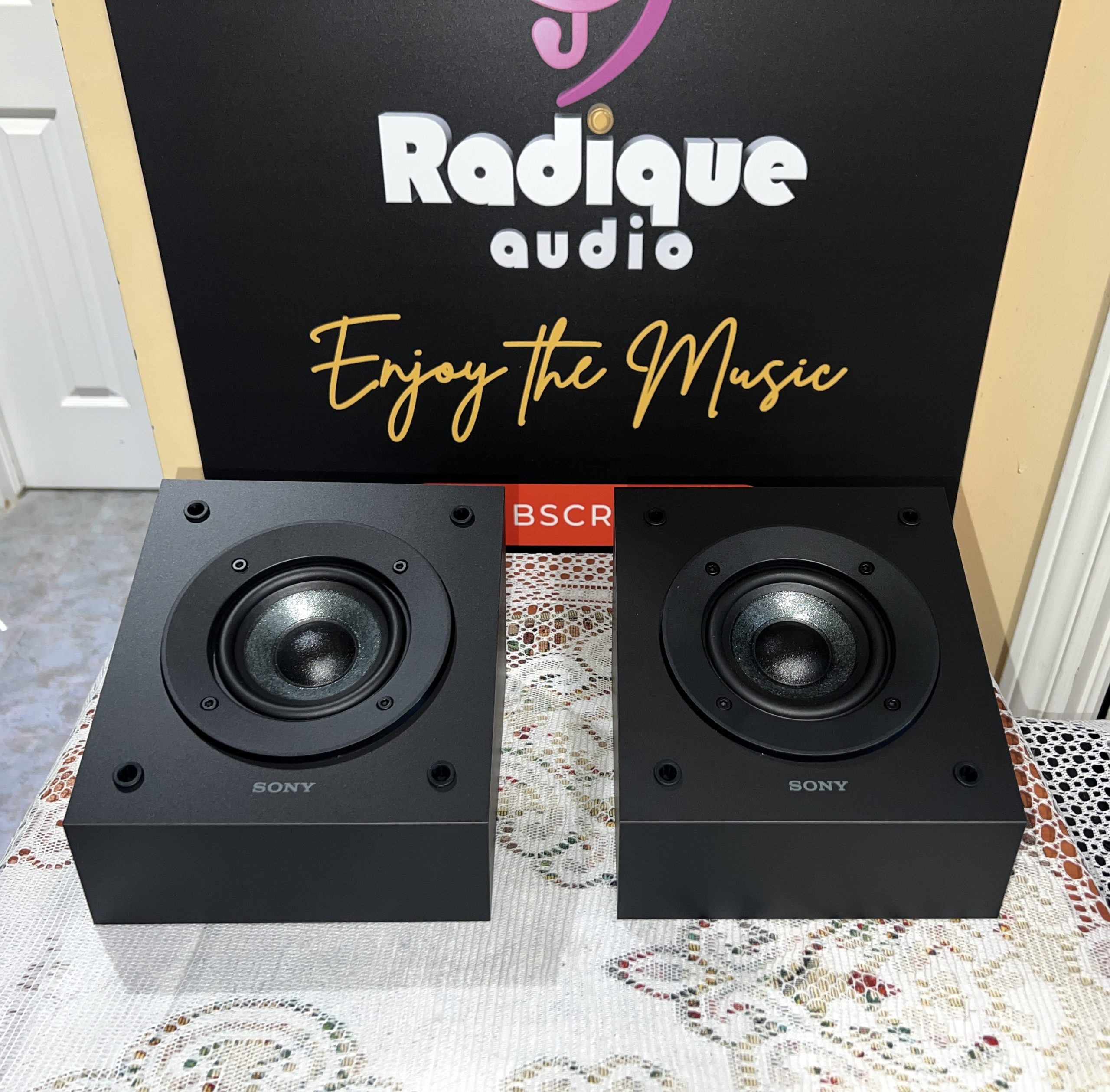 Sony-SS-CSEM2-1-p3 Sony SS-CSEM2 Dolby Atmos Upfiring Height Speakers Pair - Image 1