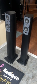 Tannoy HTS200 Slim Tower Speakers — Black Ash Pair - Image 2