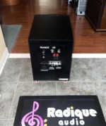 Tannoy HTS200 Powered Subwoofer 100W — 8" Down-Firing - Image 3
