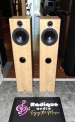 Tannoy Mercury F3 Slim Floorstanding Speakers — Apple Finish