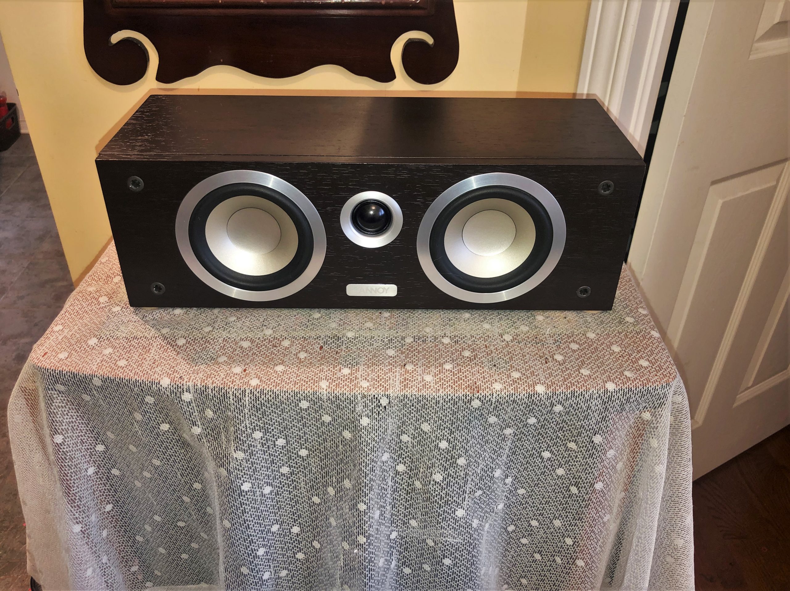 Tannoy-Mercury-VC-Dark-Walnut-1-p3 5th Gen Tannoy Center Speaker in Dark Walnut, Mercury VC - Image 1