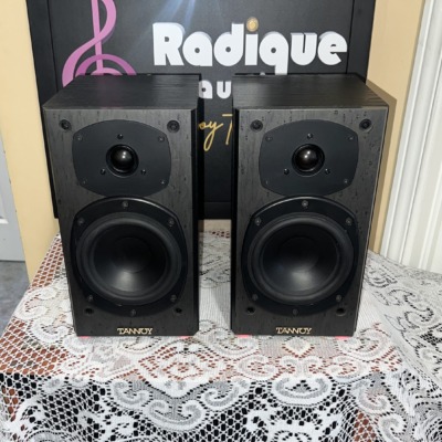 Thoroughly tested Tannoy Mercury m1 EISA Award-winning bookshelf speakers, designed by Tannoy and made in Europe. Bumper to Bumper Warranty + Trade-Back.