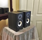 Attractive Tannoy Bookshelf Speakers in Dark Oak Mercury mx1 - Image 4