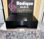 YBA YA201 integrated amplifier, 100 WPC — front view of the minimalist black fascia